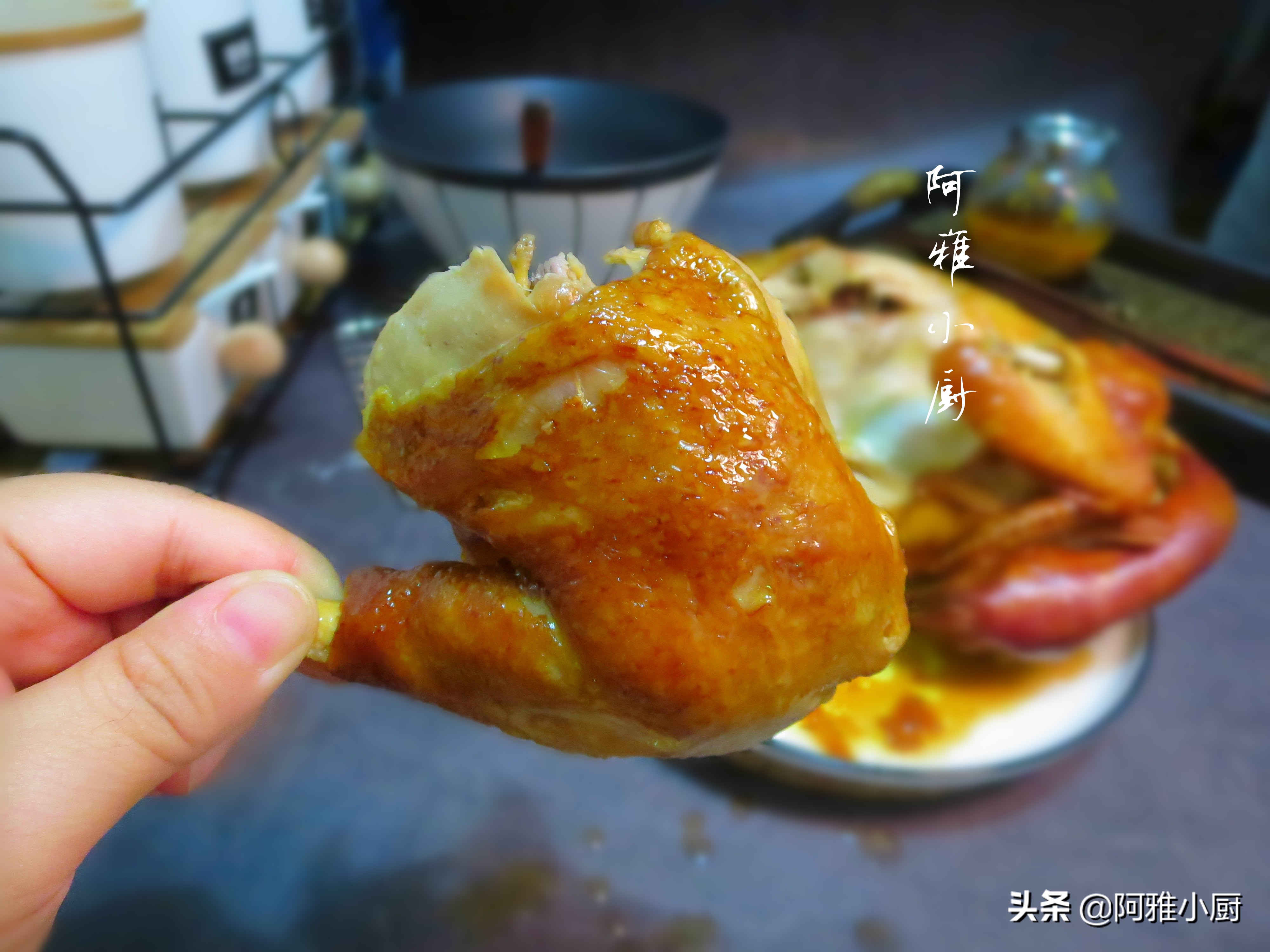 烧鸡不用油不加水,想吃烤鸡不用买在家做超简单