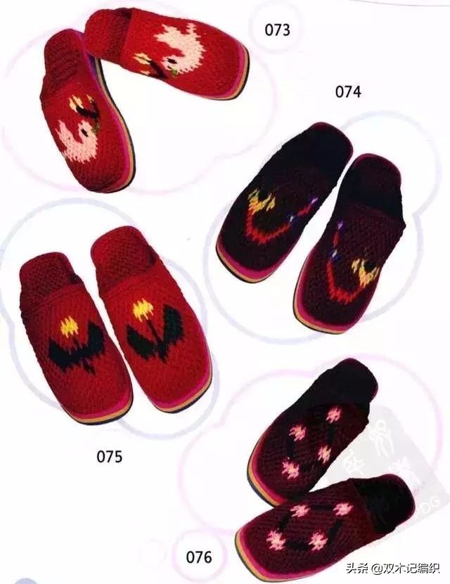 手工拖鞋40码无花样拖鞋编织教程,夏河颜毛线拖鞋中间花样编织视频