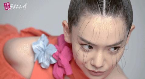 戚薇蜘蛛眼妆容,戚薇挑战睫毛