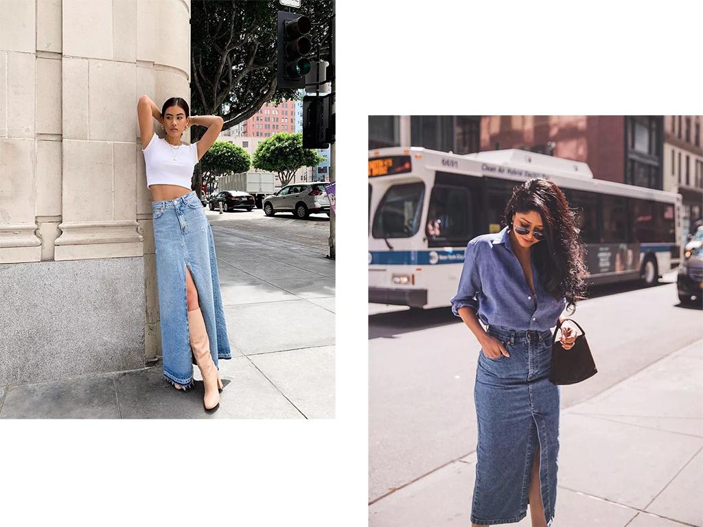 牛仔裙要选什么款,不会挑好看的衣服