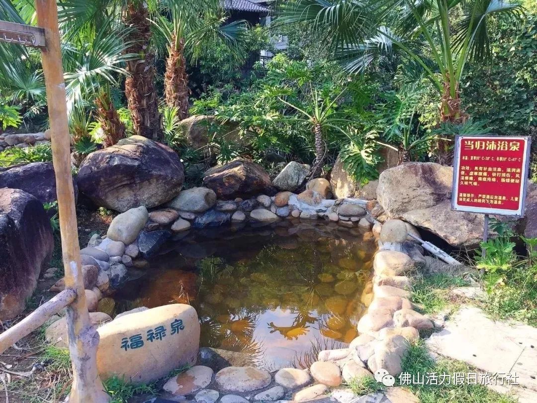 惠州博罗木屋温泉,惠州富力养生谷网红温泉度假别墅