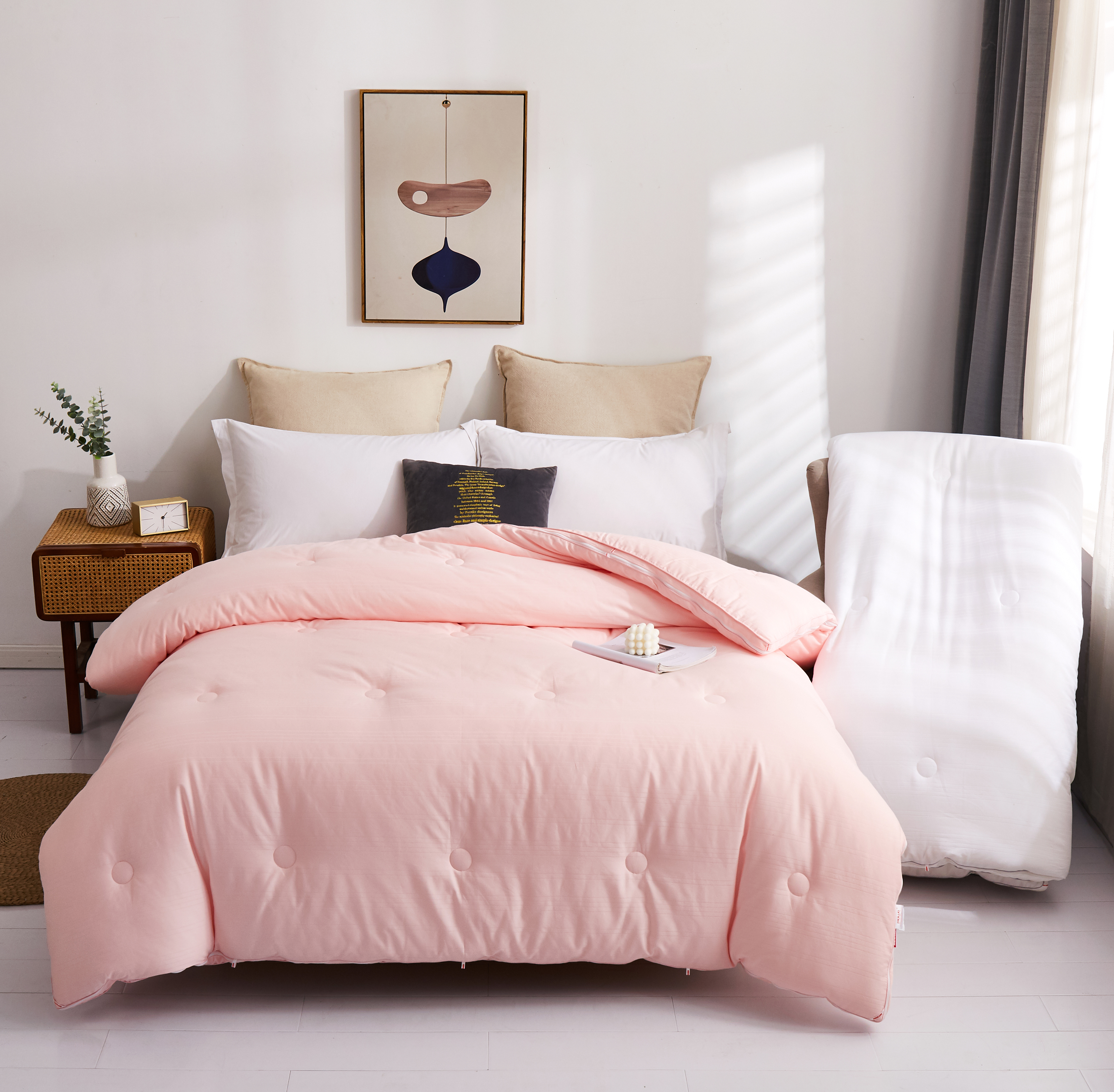 家纺冬被陈列和摆放视频,家纺冬被收纳方法