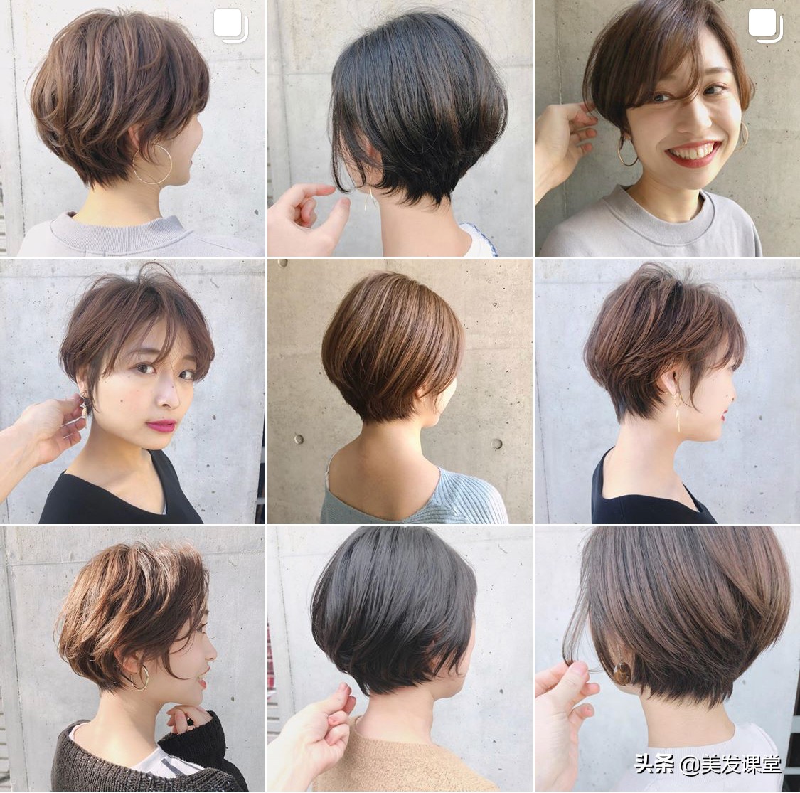 什么样的短发显脸小好看,短发头型什么样的好看