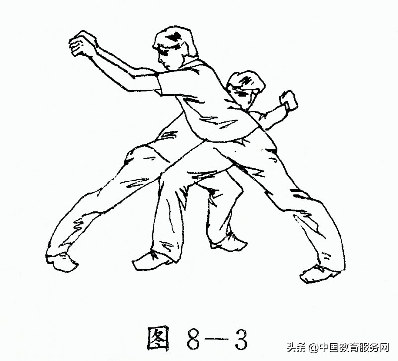 先发制人招数,击肘技巧