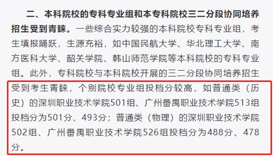 不输本科！这几所专科院校太热门了！你被录取了吗？