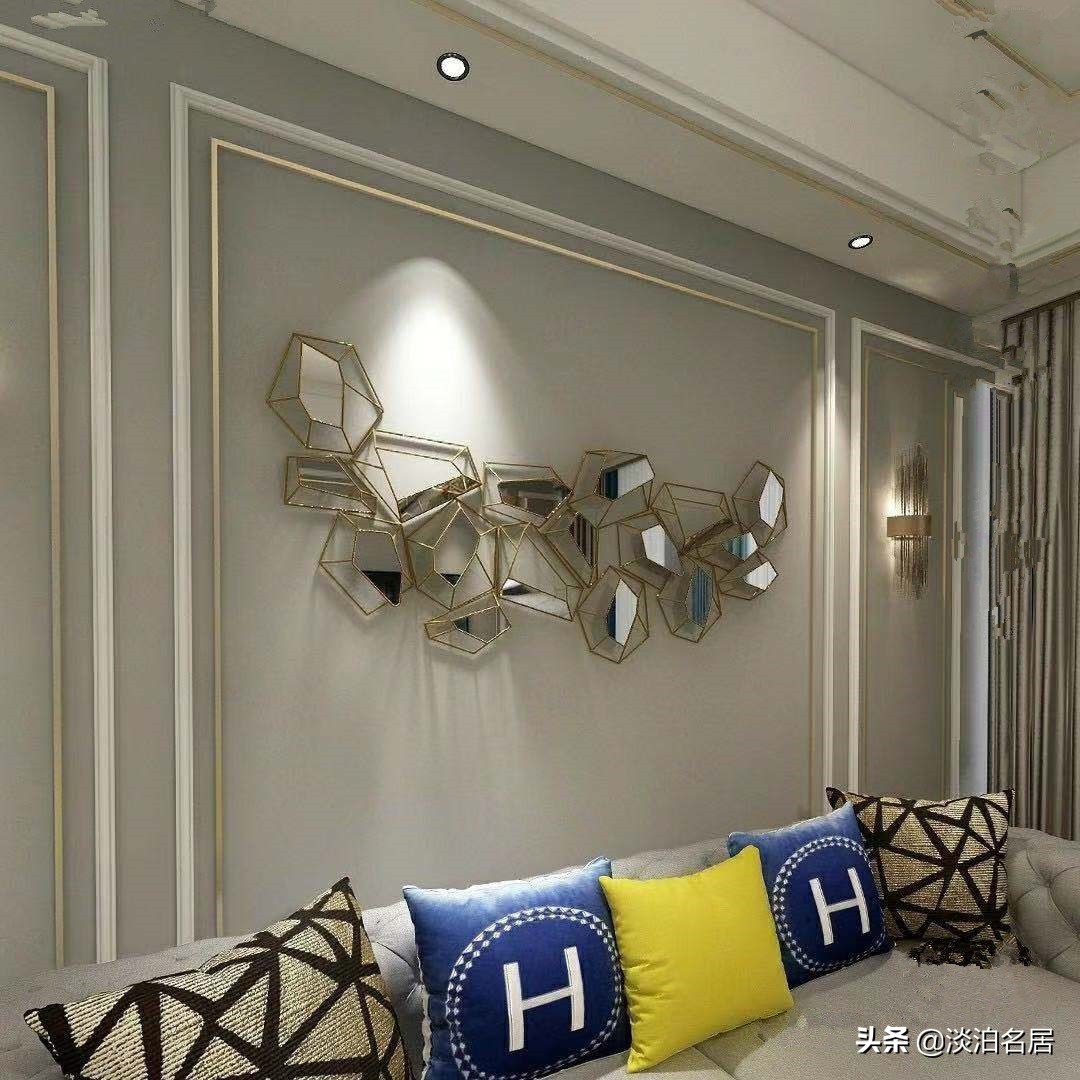 装修背景墙石膏线尺寸,2021背景墙石膏线装修风格简单