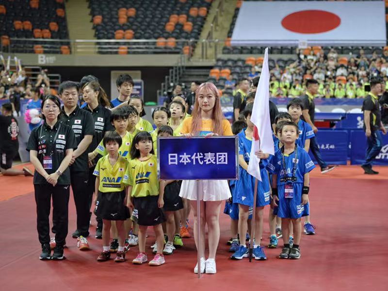 中日乒乓球少儿对抗赛混合团体7-8,首届中日少儿乒乓球对抗赛