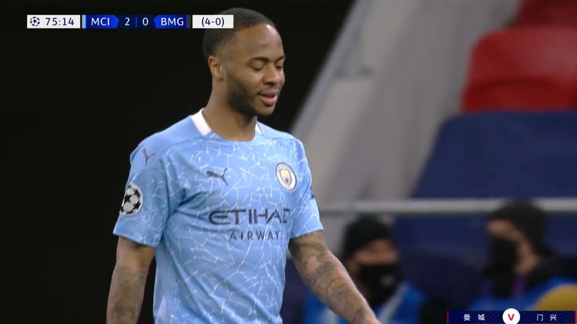 欧冠快乐不间断！维尼修斯第68分钟下场，斯特林第69分钟登场