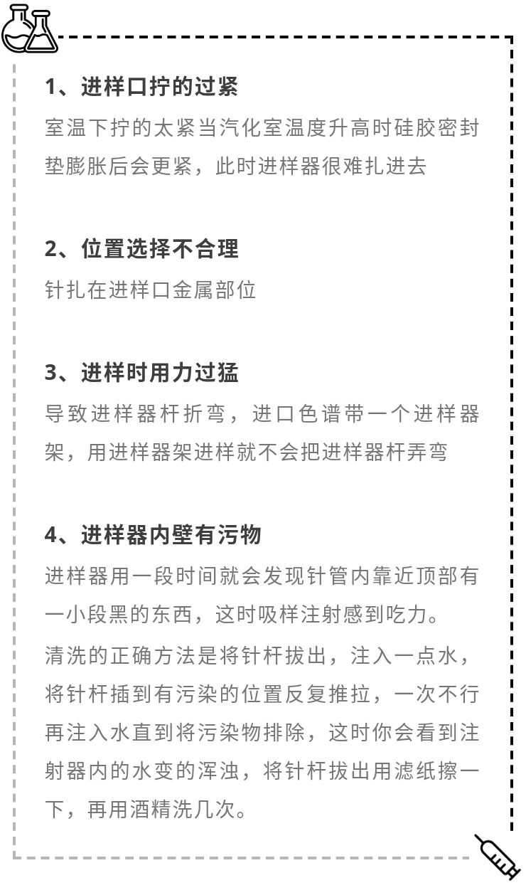 软针堵了怎么办,进样针拉杆弯了