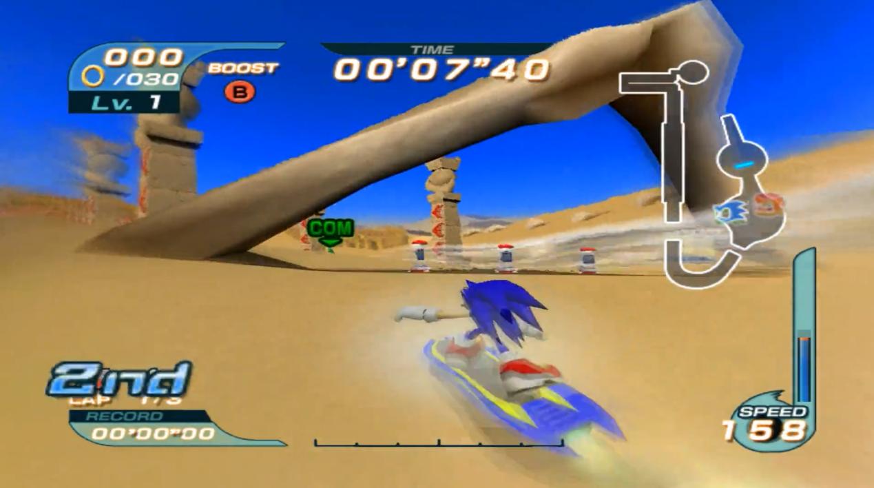 世嘉刺猬索尼克速通,索尼克滑板竞速