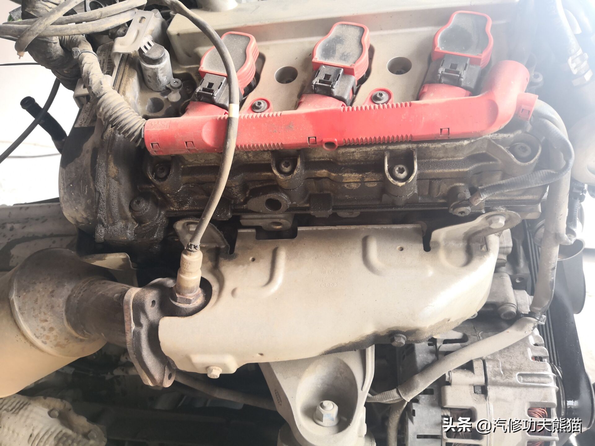 能拉动波音747的大众神车途锐烧机油治理，修完了又可以拉飞机了