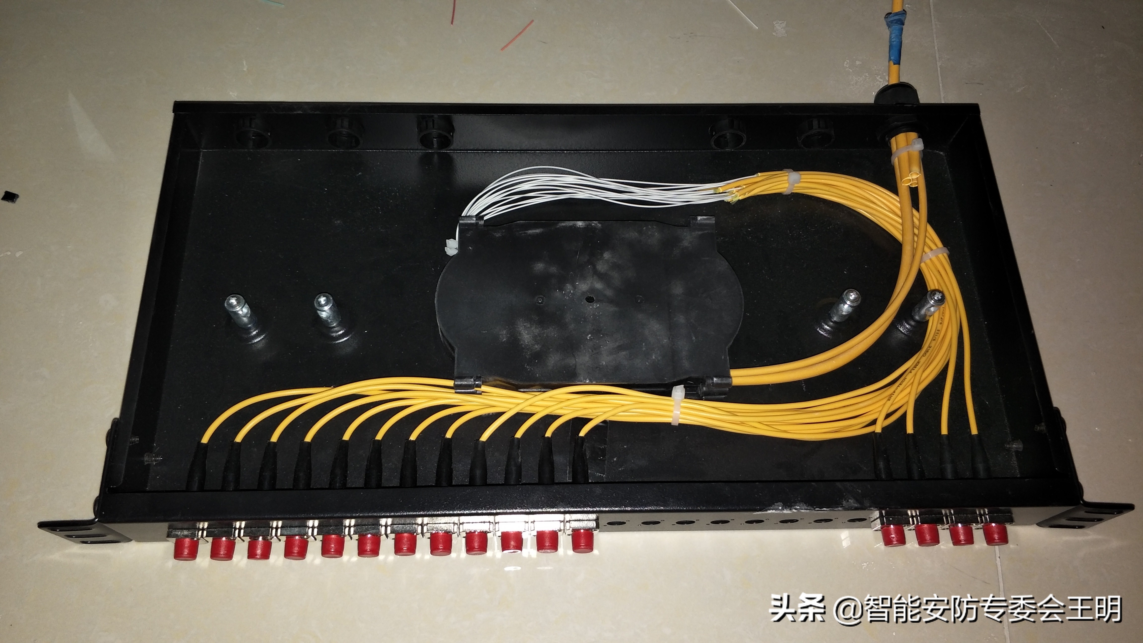 新型光纤熔接施工案例,风电场光纤熔接图纸