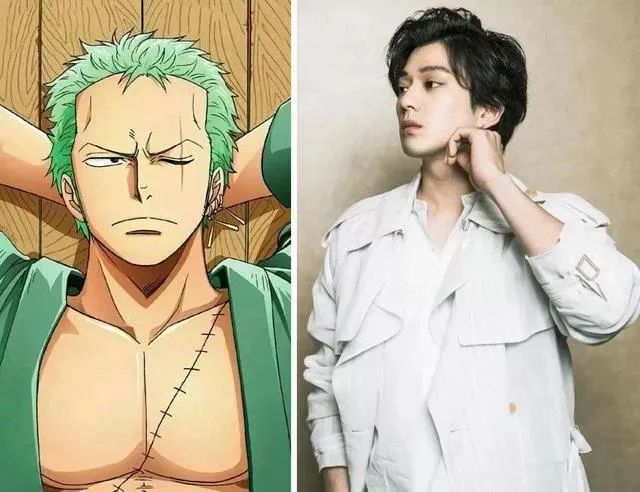 海贼王真人版路飞vs明哥,海贼王路飞山治合照