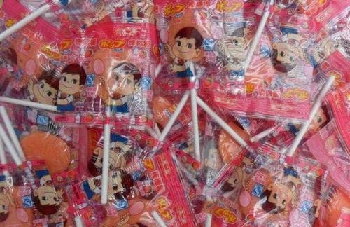 日本不二家糖果,不二家夹心型硬质糖果柠檬味35g