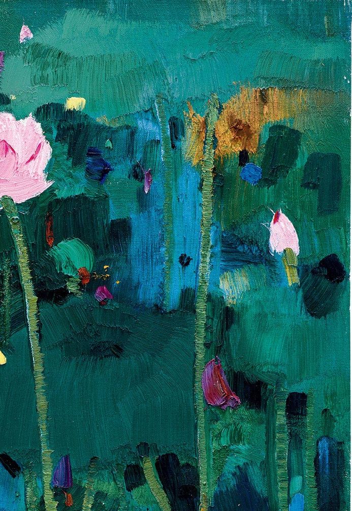 吴冠中油画50幅,吴冠中的三幅画