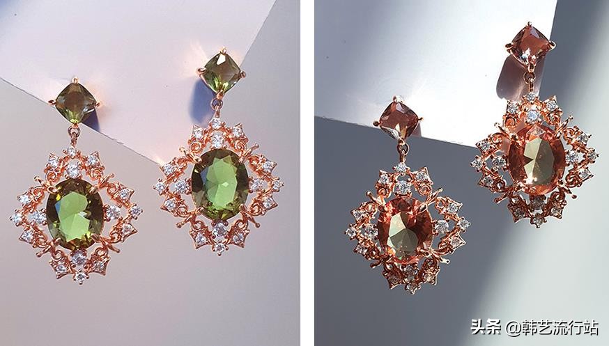 韩国耳环饰品高档气质,韩国低耳洞适合的耳环