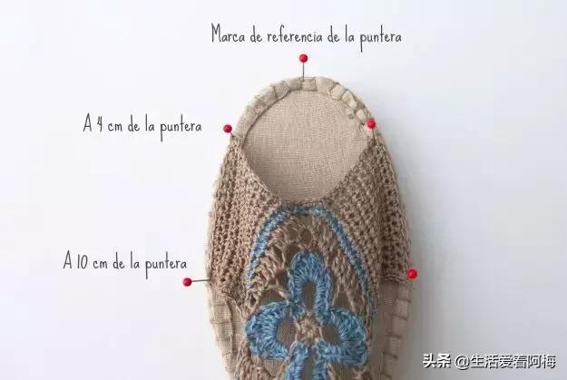 钩针钩出漂亮的毛线鞋图解,钩针钩织有些后跟的鞋子全部教程