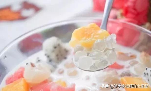 夏日教你做解渴好吃的,夏日水果捞制作方法摆摊