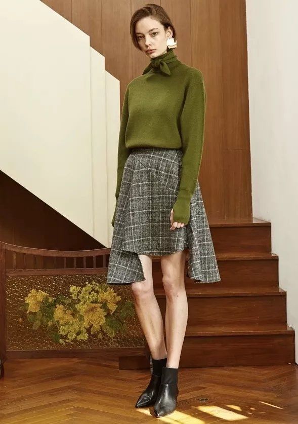 秋冬的裙子这样穿才好看,冬季裙子穿搭女2020高级感