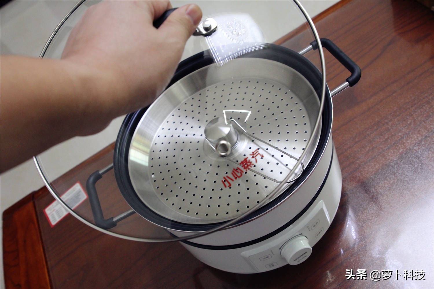 智能升降蒸饭锅,自动升降蒸饭一体锅