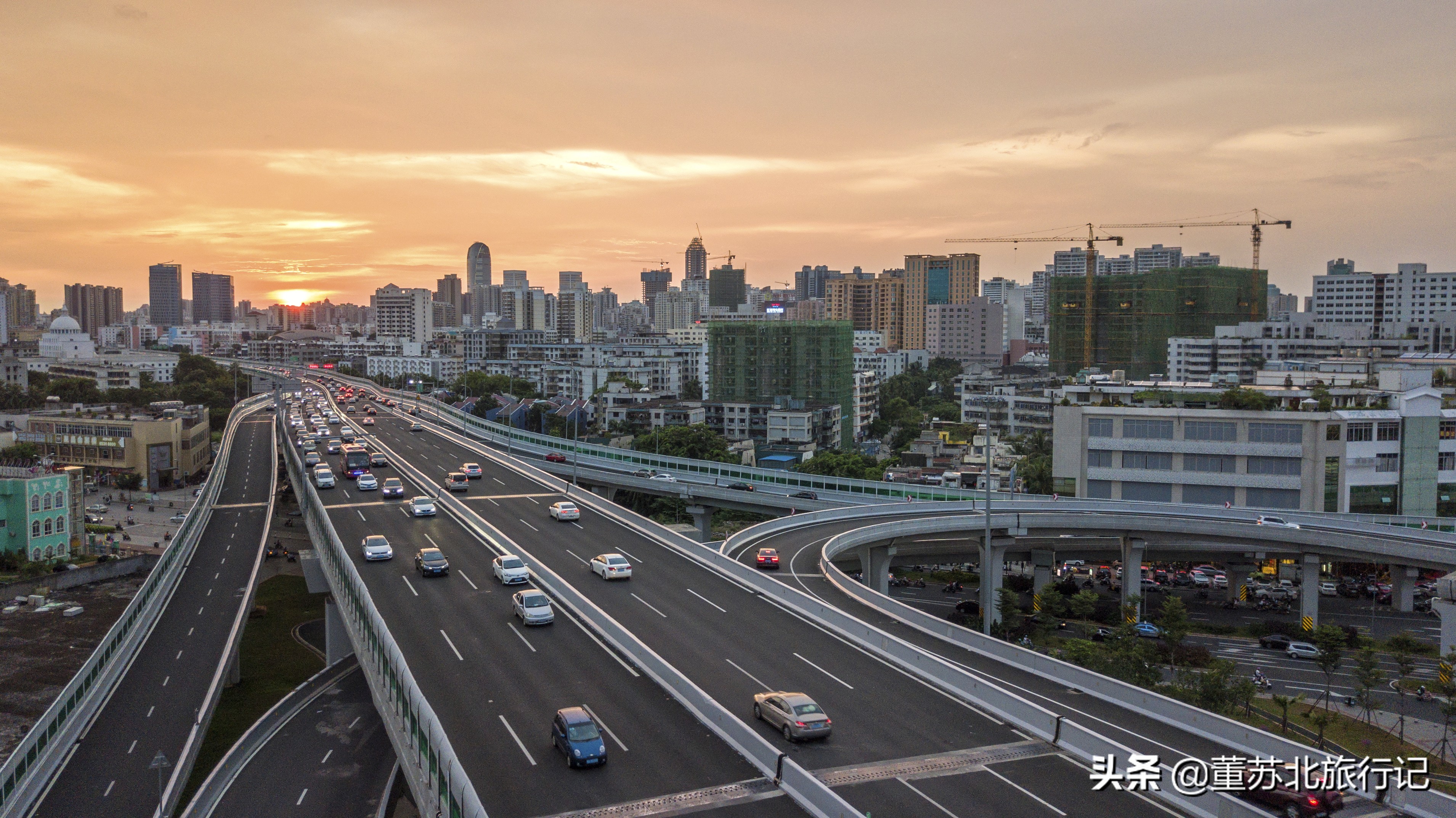 城市简介对比,海口城市航拍