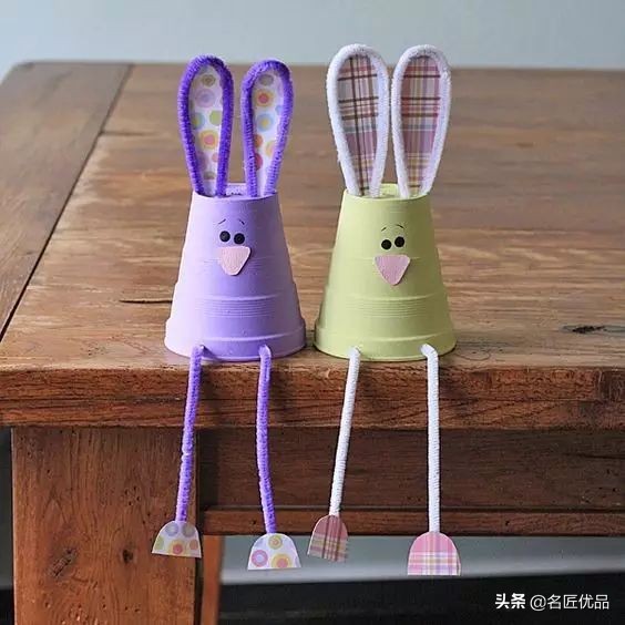 用两个纸杯手工制作纸杯娃娃,用纸杯做的纸杯手工