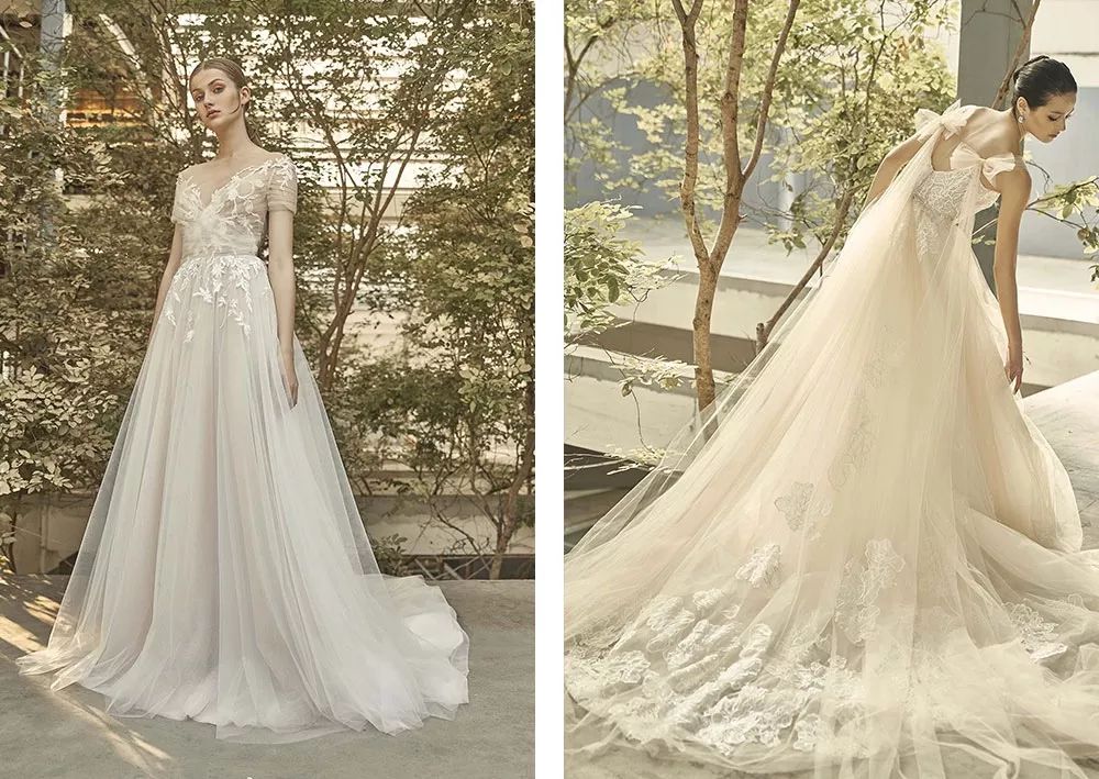 昆凌结婚穿的婚纱真的好大气,唐嫣昆凌婚纱