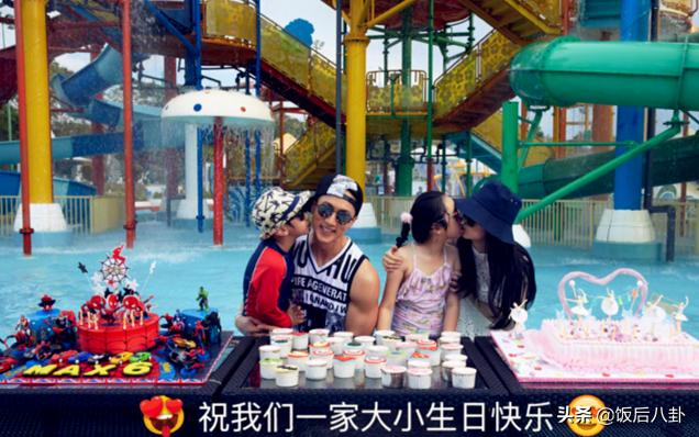 吴尊儿子写真图片,吴尊带儿子与偶像max合影