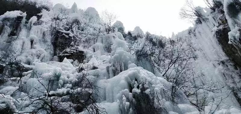 ※平山※十里清风不如你，冬季冰瀑节开幕啦