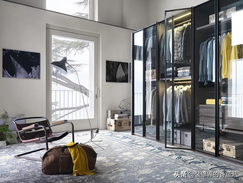 开放式衣帽间防潮怎么做,开放式衣帽间防尘帘防灰效果
