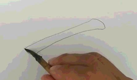 为什么不能为了写的像原帖而用勾描填画的回锋法去做字？