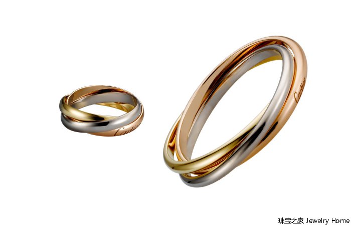 卡地亚trinity几何造型,卡地亚trinitybox100周年限定款