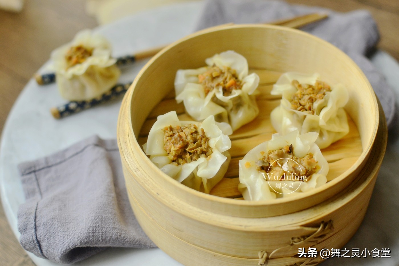 福州人的烧麦，只吃这种馅料的，外地很少见，来了一定要尝