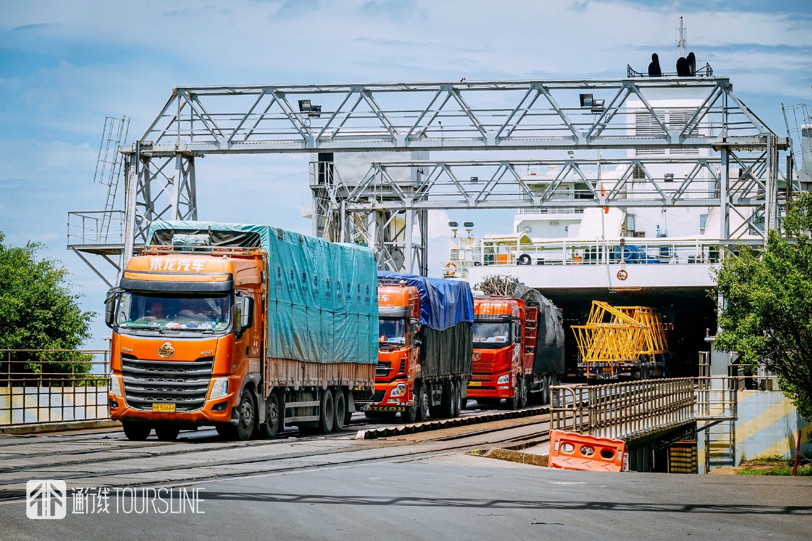 粤海轮渡铁路线路图,粤海铁路轮渡过海攻略
