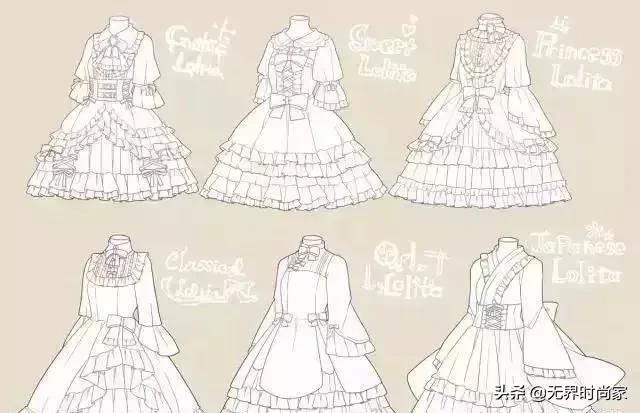 动漫服装设计素材大全,服装设计素材黄色