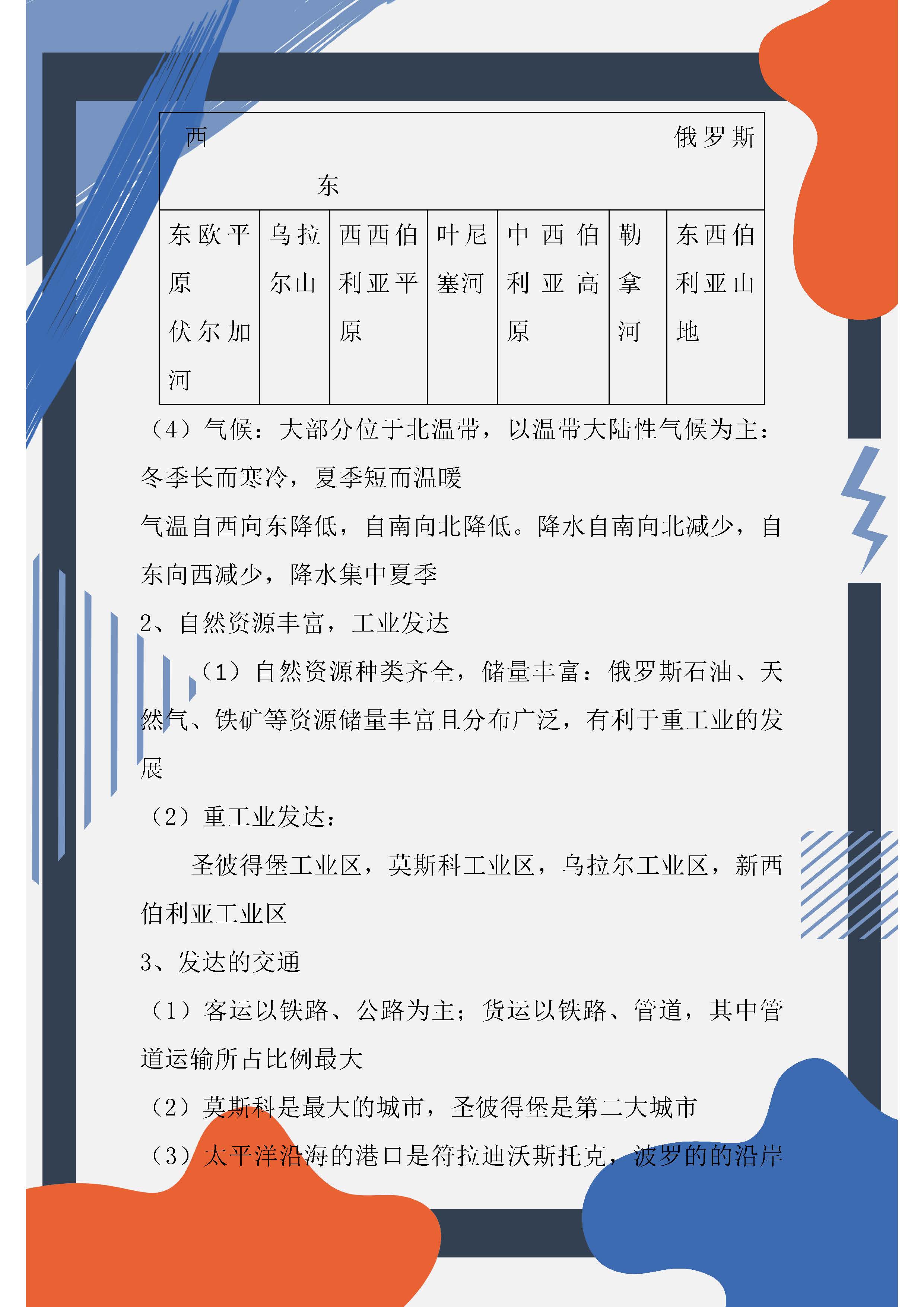 七年级下册地理期中试卷答案2020,七年级下册地理知识点归纳完整版