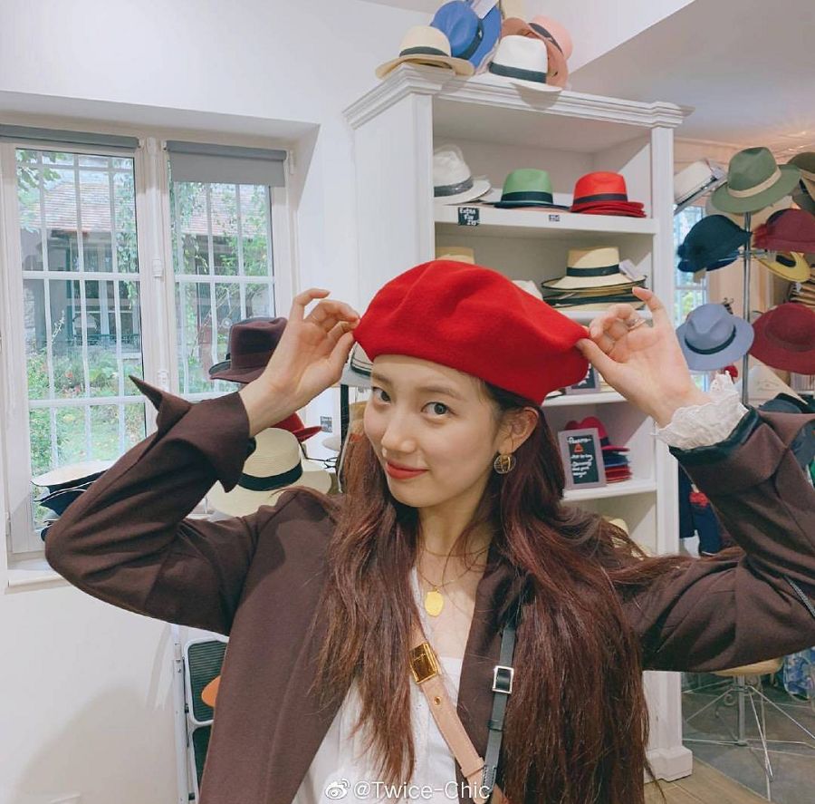 鞠婧祎同款贝雷帽戴法,鞠婧祎同款贝雷帽正确戴法