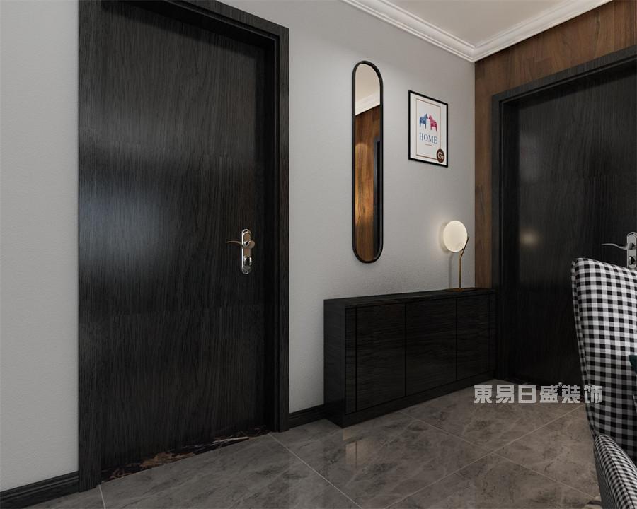 进门没有鞋柜位置的户型优化,入户门是走廊的户型怎么做鞋柜