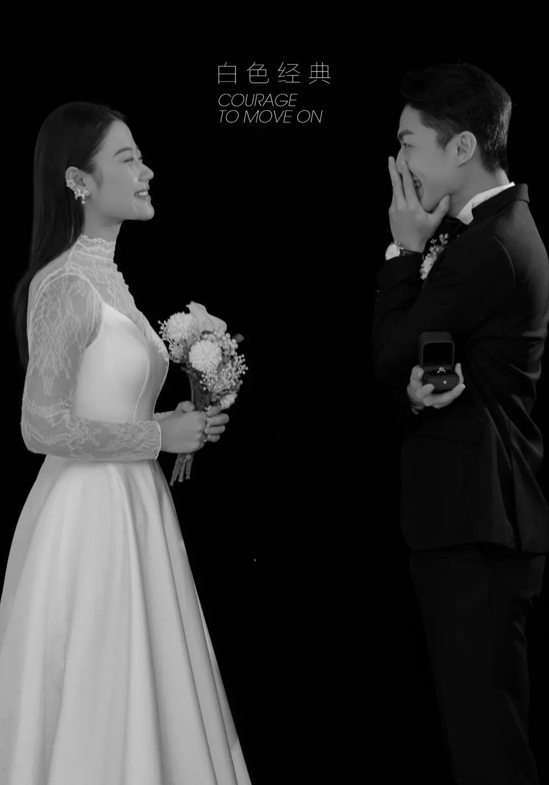 韩式纯简婚纱照，还原爱情最初的模样