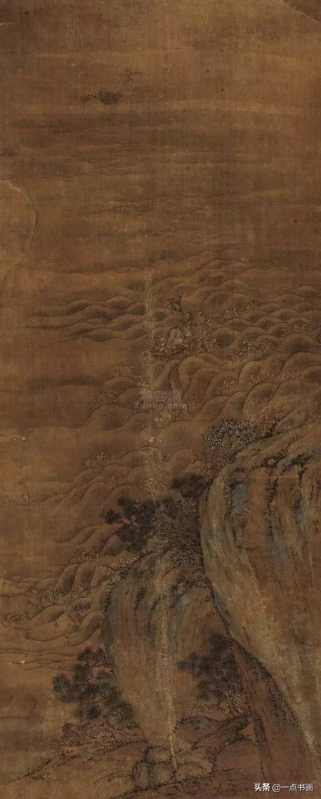 明仇英拍卖60亿的作品,明仇英桃源仙境图临摹