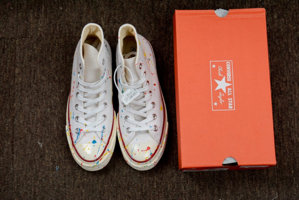 匡威 1970S泼墨系列 彩绘涂鸦 夏日多彩高低帮 Converse 70s