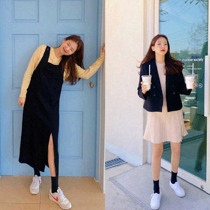 春天穿的小清新套装,适合春天穿的套装女