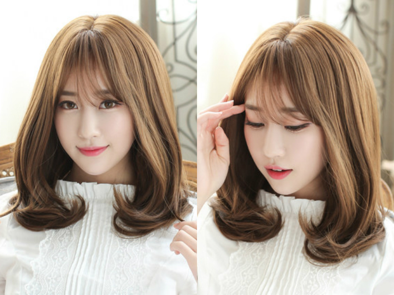 圆脸最适合卷发梨花头造型,齐肩梨花头卷发