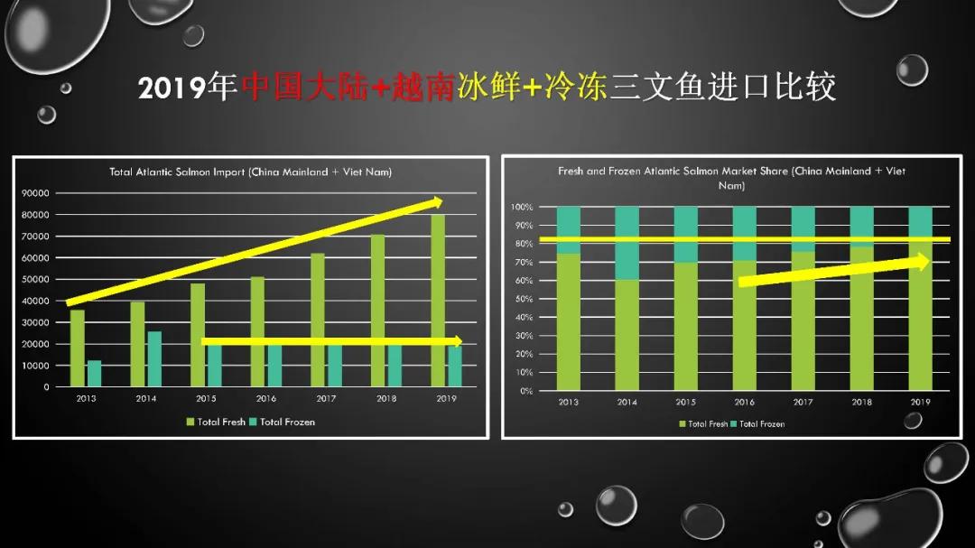 2019年中国三文鱼进口量达到10万吨！