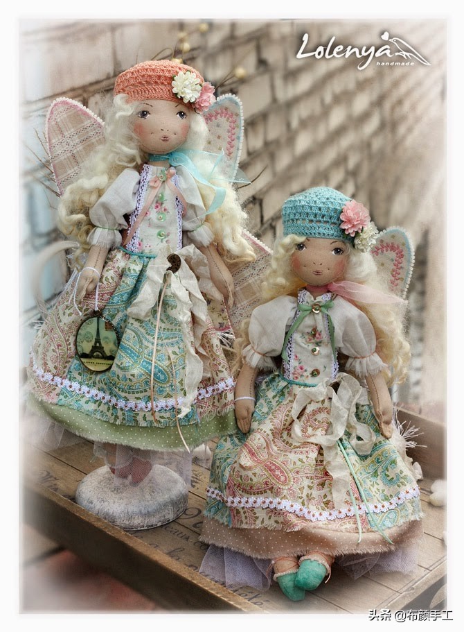 OlgaAbakumova的布艺娃娃,魔法花园里小花仙