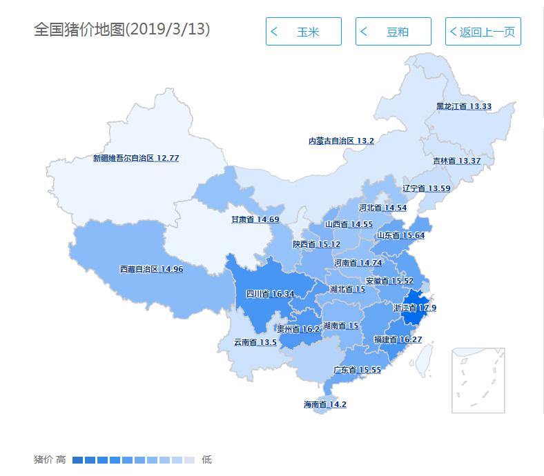 2020年3月猪价预测生猪价格表,今日猪价4月12日全国生猪价格走势