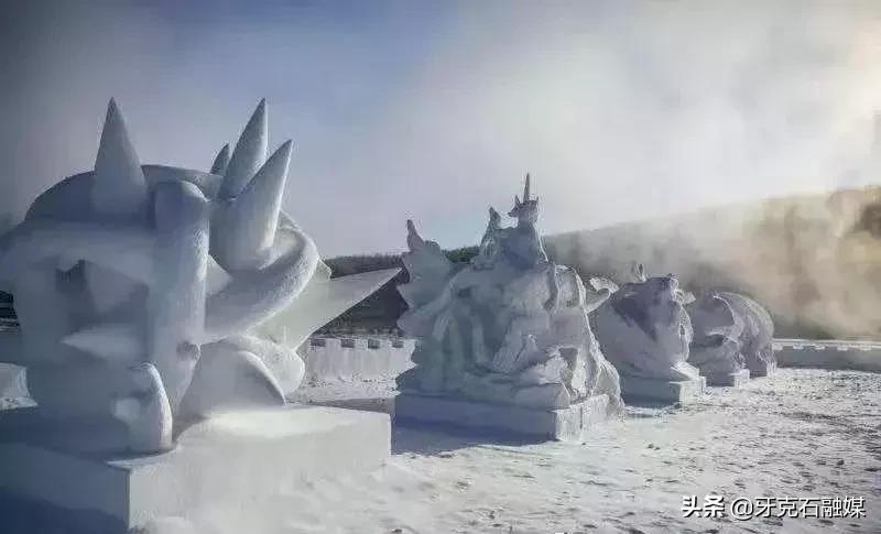 2019呼伦贝尔雪雕视频,哈尔滨2019雪雕大赛