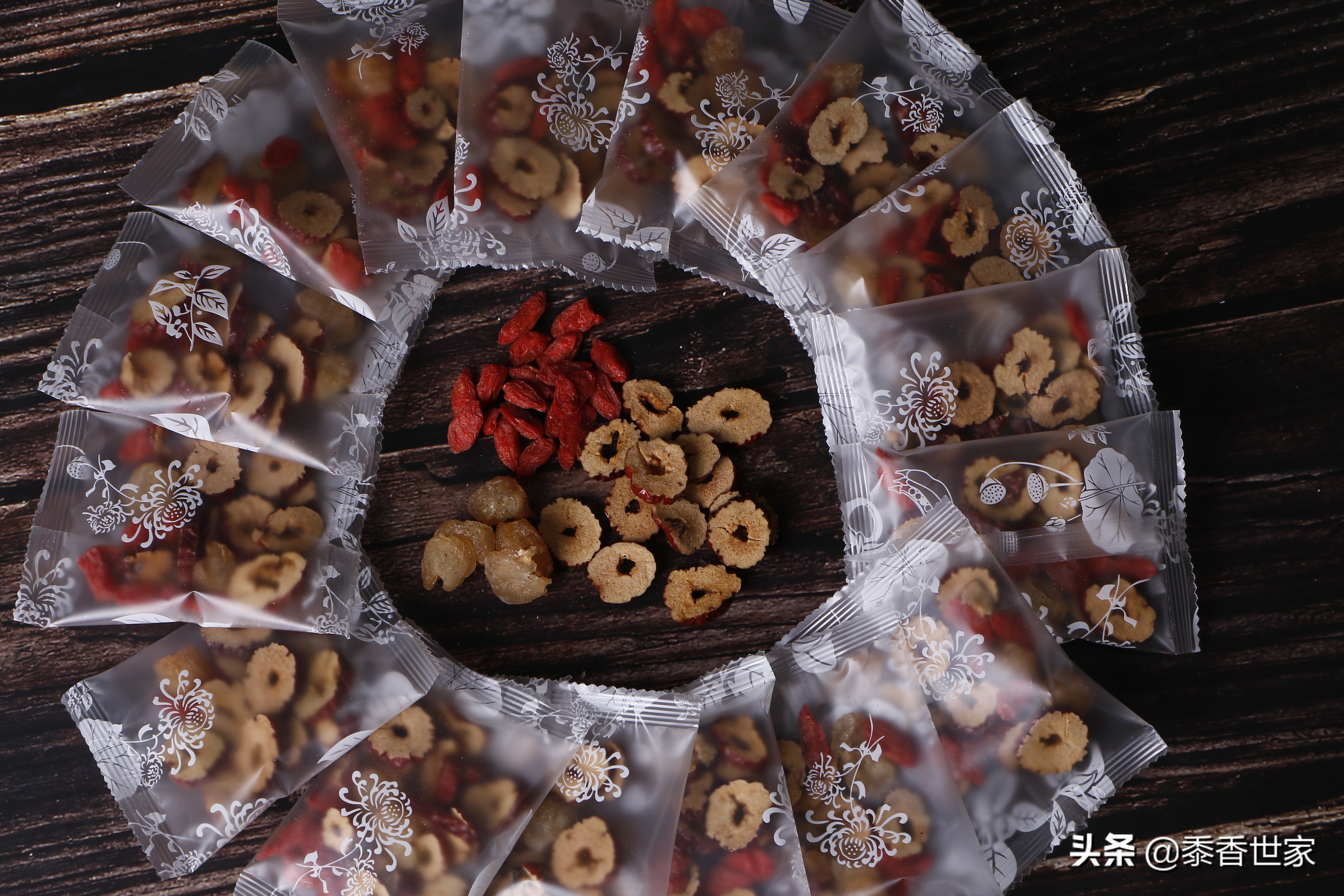 黍香世家红枣桂圆枸杞茶，霜降来啦