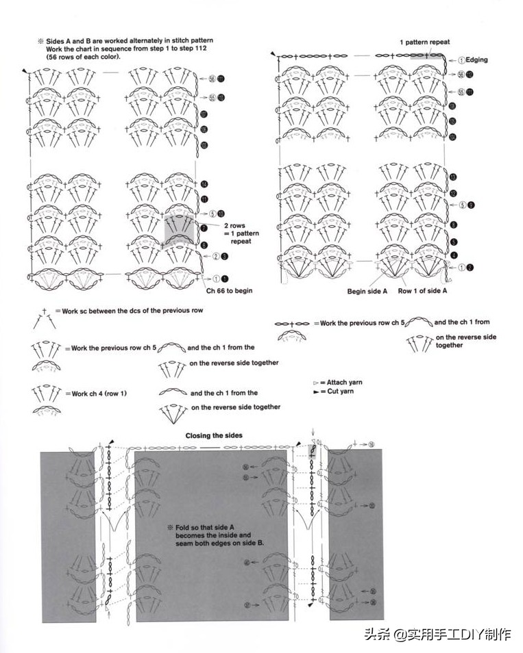 最新款包包钩编图解,钩编包包的花样大全