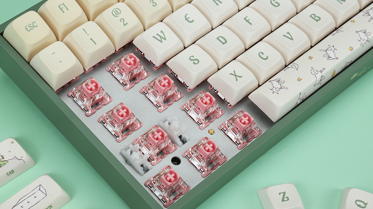 f87客制化机械键盘测评,iqunix玫瑰之约